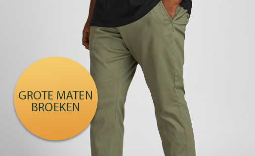 Maat discount heren broek